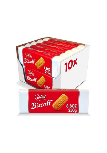 Lotus Biscoff Karamelize Bisküvi 250 Gr 10 Adet
