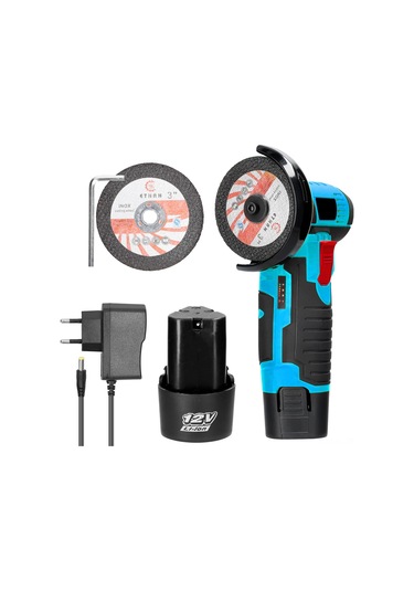 Lemestar 12v Kablosuz Çok Amaçlı Taşlama Makinesi - Fayans, Ahşap, Metal Kesme Ve Parlatma İçin Yüksek Hız 19500rpm