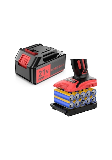 Assur Şarjlı Matkap, Kırıcı, Taşlama, İspiral, Budama, Testere, Somun Sıkma Bataryası 10 Pili Akü