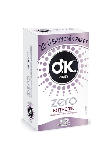 Okey Zero Extreme Prezervatif 20'li
