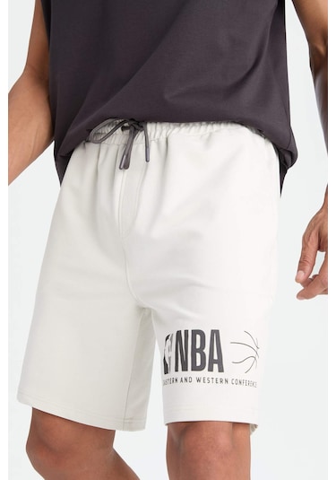 DeFactoFit NBA Wordmark Standart Fit Kısa Paça Şort E2187AX25SMBG810