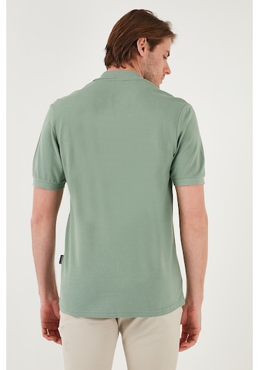 Buratti Pamuklu Regular Fit Düğmeli Polo Yaka 5'Li Paket Erkek T Shirt 5902127S5 Vişne-Hardal-Benetton-Elma Yeşili-Koyu Mavi