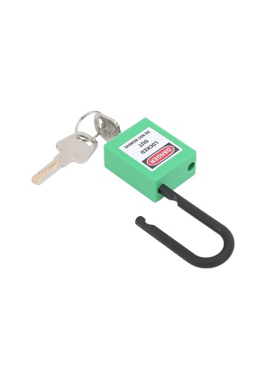 Tenfowee Endüstriyel Nylon İzole Güvenlik Kilitleri - 38mm Sıcaklık Dayanıklı -57 C/+177 C Elektrik/hidrolik Uygulamaları İçin Mor Plastik Kilit Diğer