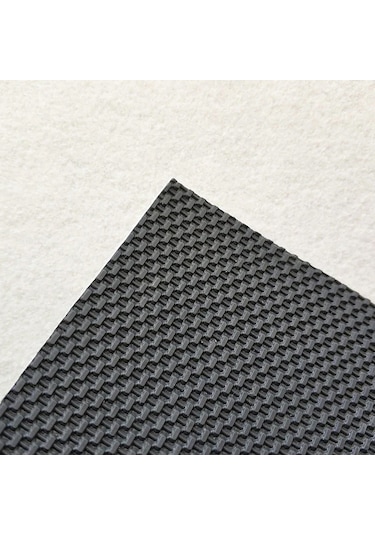 Evaşk Vinil Kaymaz Tabanlı Keçe Baskılı Evcil Hayvan Pet Mama  Paspası 45x100 Renk KEMİK PM20100KE