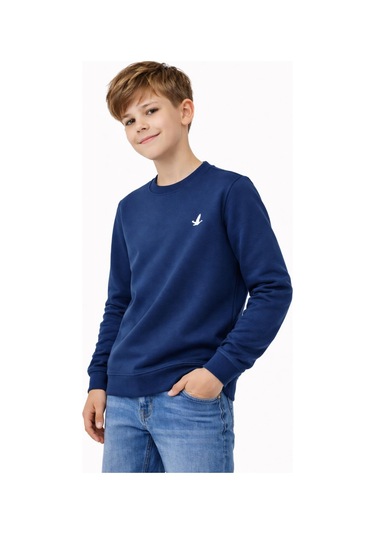 Baglan Erkek Çocuk Sweatshirt Bgl-st05228 İndigo