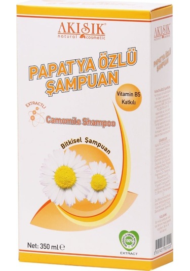 Papatya Özlü Şampuan 350 ML Bitkisel Şampuan