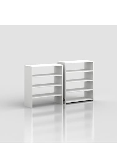 Kenzlife Ayakkabılık Goya Byz 160 70 30 Arkalıksız Ayakkabı Ofis Dolabı İki Bölme Diğer