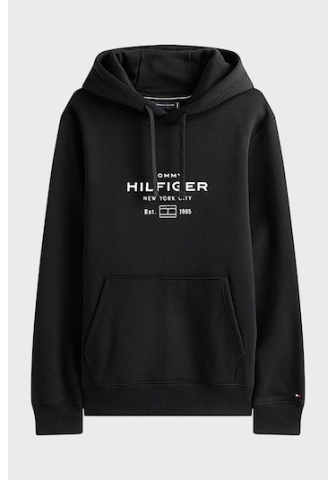 Tommy Hilfiger Erkek Sweat Mw0mw40864 Bds Siyah Siyah Tommy Hilfiger Erkek Sweat Mw0mw40864 Bds Siyah Siyah