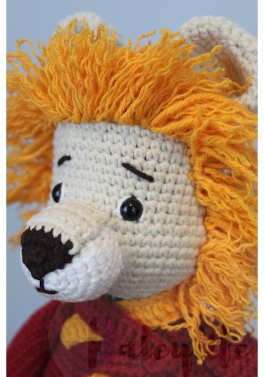 Aleylife Amigurumi Taraftar Bebek Sarı Kırmızı