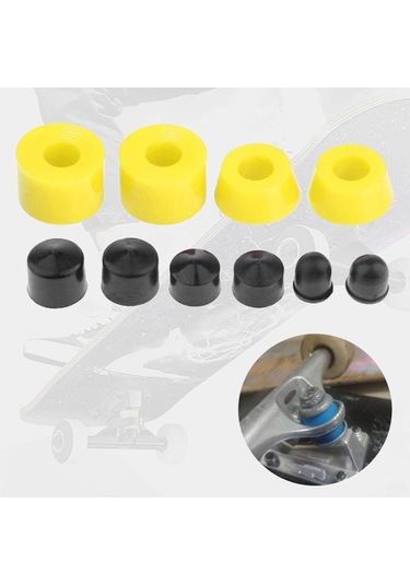 Homyl Açık Için Kaykay Kamyon Burç Kiti Amortisörler Sarı Sarı Çok Renkli