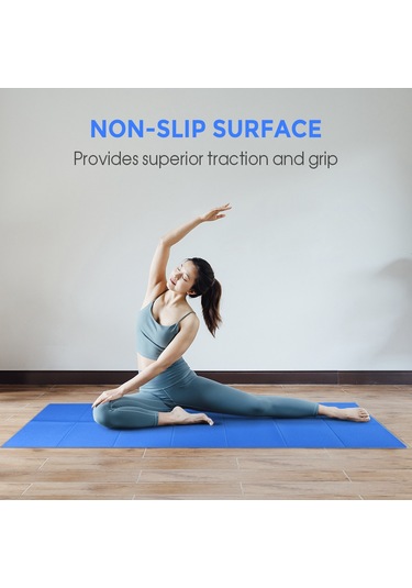 Ranyeek Yeşil Pvc Hareket Egzersiz Matı - Katlanabilir Spor Ve Yoga Kullanıma Uygun, Taşınabilir Pilates Ve Yatırarak Oturma Kılavuzu Yeşil