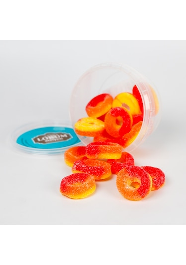 Şeftali Aromalı Yumuşak Şeker Halka Şekilli 120 G-378
