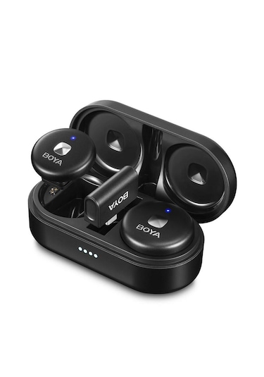 Boya Omic-u Wireless İkili Yaka Mikrofonu Type-c Siyah