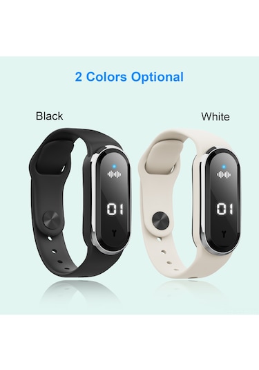 Youtek Siyah Akıllı Ultrasonisitik Sinek Kovucu Bileklik - Fiziksel Koruma, Üç Seviye Ayar, Saat Fonksiyonu, Hamile Ve Bebek Uygun