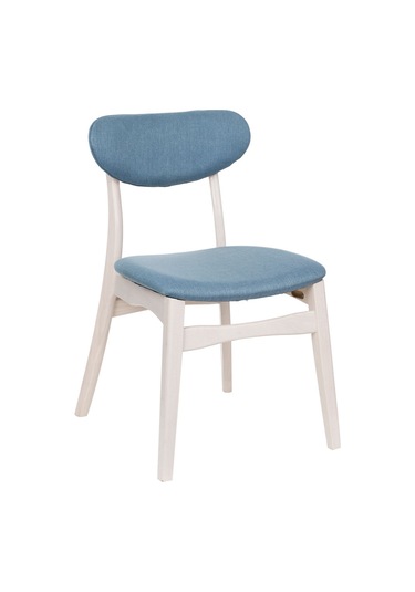 Vitale Oskar Ahşap Sandalye Mavi Ms.sa028