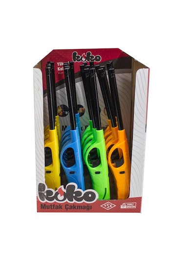 Mixoyuncak Çakmak  Mutfak Çakmağı 24'Lü Paket 28 Cm Büyük Boy