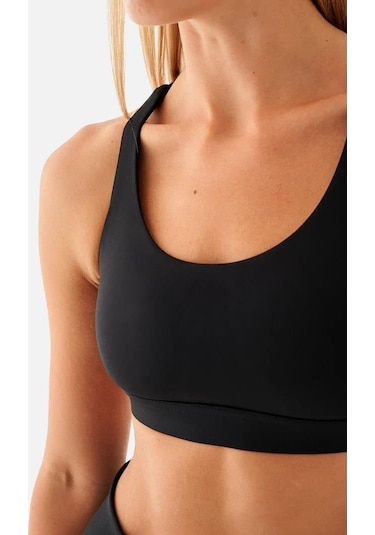 Markahit Superstacy Stella Orta Destekli Spor Bra Ss3406 Siyah