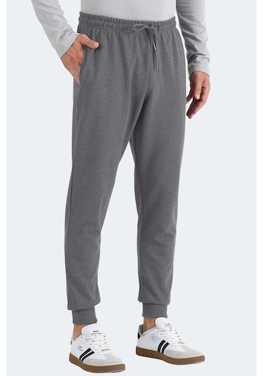 Slazenger Mamun Erkek Koyu Gri Eşofman Altı Koyu Gri