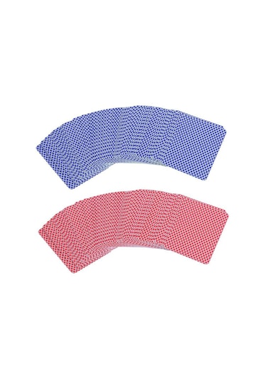 Mavi Poker Kartı Seti Su Geçirmez Dayanıklı Pvc Fırçalama Plastik Oyun Kartları Yenilik Bq