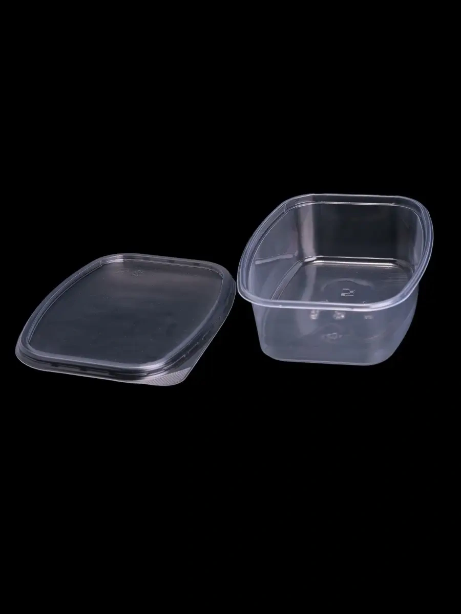 Dobryj Kupec Yemek İçin Kapaklı Tek Kullanımlık Plastik Kaplar 350 Ml 46186141 Diğer