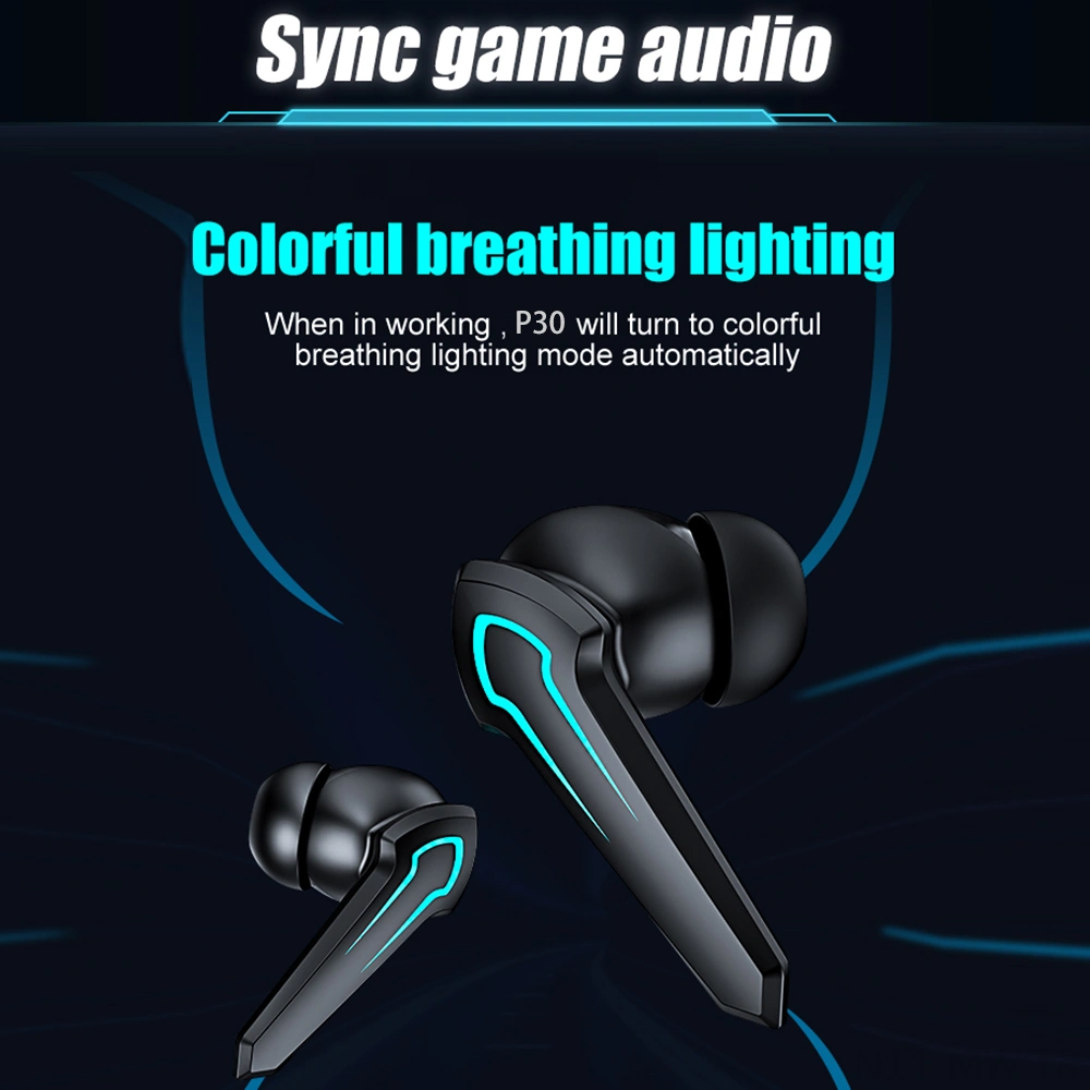 Moveevo P30 Kulak İçi Bluetooth 5.2 Kulaklık, 45ms Düşük Gecikme, Gürültü Engelleme, Mikrofonlu, Oyun/spor/müzik İçin Beyaz