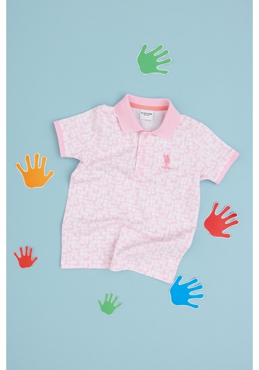 U.s. Polo Assn. Erkek Çocuk Açık Pembe Tişört 50307150-vr078 Acık Pembe