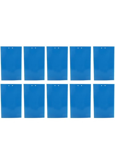 Homyl 10 Adet Yapışkan Tuzaklar Tutkal Uçan Böcek Mavi