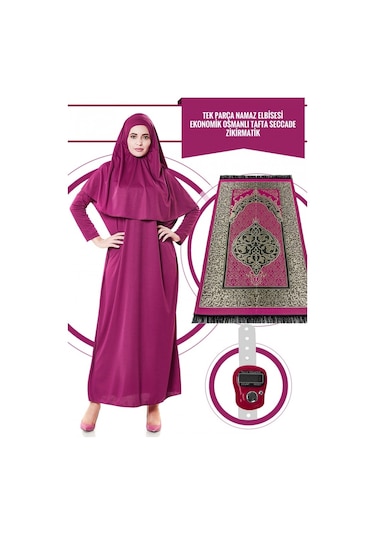 5 Farklı Renk Tek Parça Namaz Elbisesi - Seccade