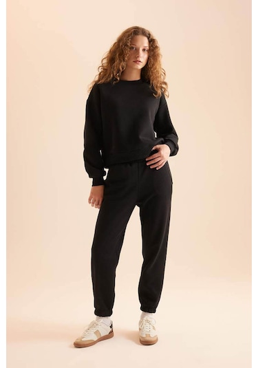 Defacto Siyah Kadın Alt-üst Takım D8022ax/bk81 Siyah