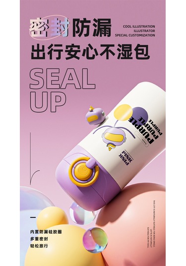 Jian Fan Paslanmaz Çelik Akılı Termos Bardağısı Caklıgösterir Saman Su Bardağıaçık Mavi Açık Mavi