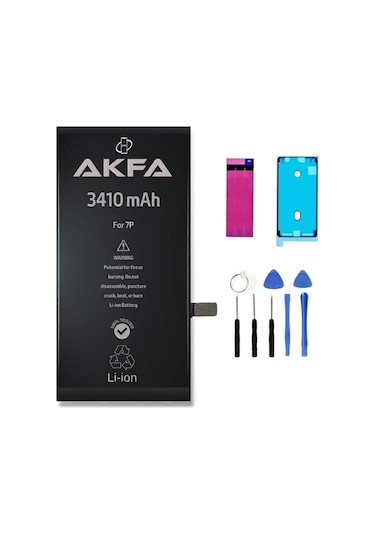 Akfa Apple Uyumlu iPhone  7 Plus Telefon Batarya- 3410 Mah Tamir Seti Model:abjlnu26