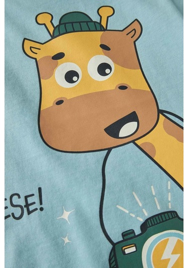 Name It Nmmhelge Ss Nreg Top Pb Mavı- Erkek Çocuk Kısa Kol T-shirt Çok Renkli