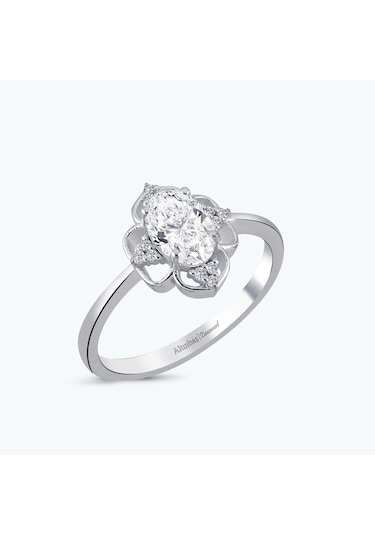 Altınbaş Pırlanta Topaz Oval Yüzük Mkm478tp-14k