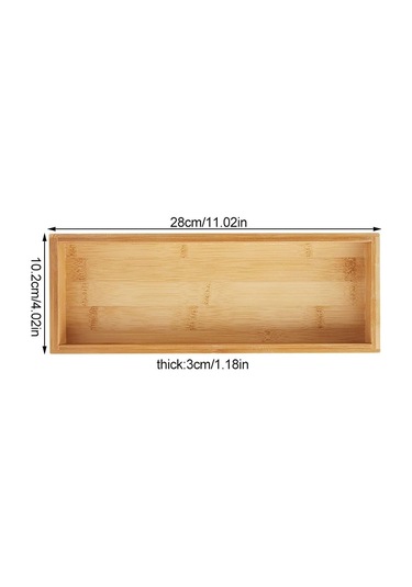 Servis Tepsisi, Japon Tarzı Masif Bambu Servis Tepsisi Meyve Çayı Kahvaltı Servis Tepsisi Ev, Parti, Restoran İçin Küçük Eşyaları Düzenleyin