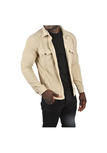 Deepsea Erkek Bej Çıtçıtlı Spor Ceket 2500558 Bej