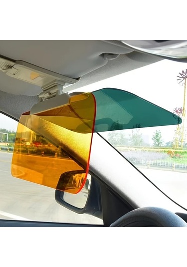 Boatshop1 1pc Araç Anti Parlama Güneşlik Gündüz Gece Kullanım Abs Malzeme Çoğu Araç İçin Şık Rüzgarlık Aksesuarı