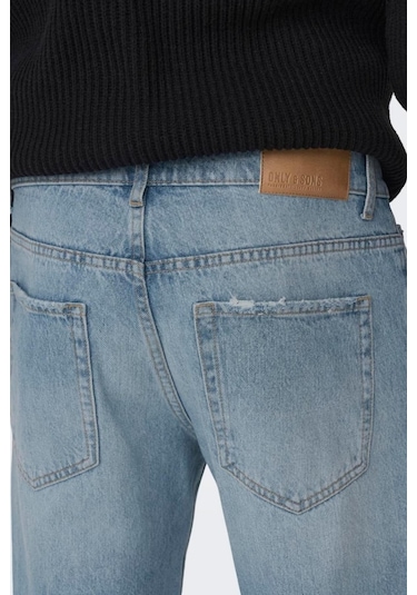 Only & Sons Onsedge Straıght Lb 6986 Taı Dnm Noos Açık Mavi