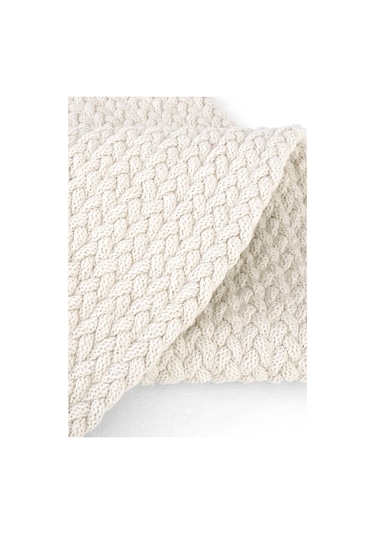 Cool Halı Glenn 615 Beyaz Banyo Halısı Yuvarlak Hol Halısı Hasır Dokulu Banyo Paspası Mutfak Halısı