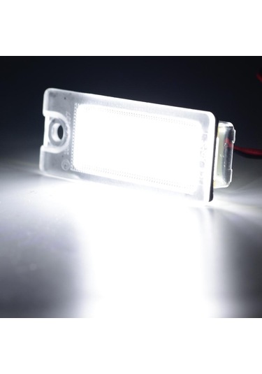 2 Adet Araba Led Numarası Arka Işık Lambası Plaka Işıkları Oto Ampul Xenon Beyaz Canbus 6500 K 12 V Volvo V701 Xc701 S60 S80 Xc90