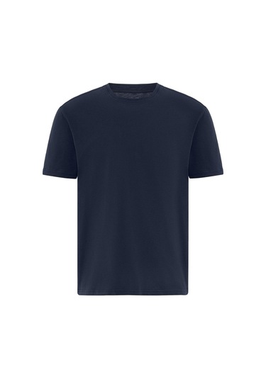 Luisa Erkek Oversize T-shirt Lacivert