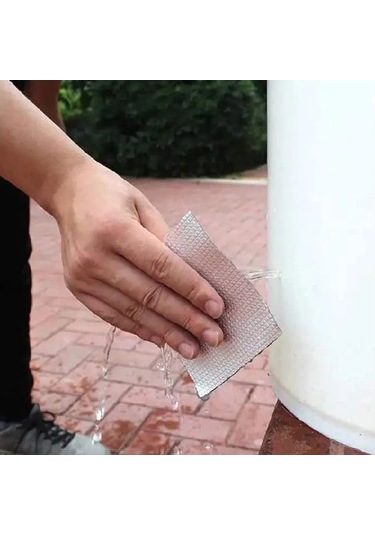 Su Geçirmez Bant Yüksek Sıcaklık Dayanımı Alüminyum Folyo Kalınlaştırmak Butil 5cm 1m