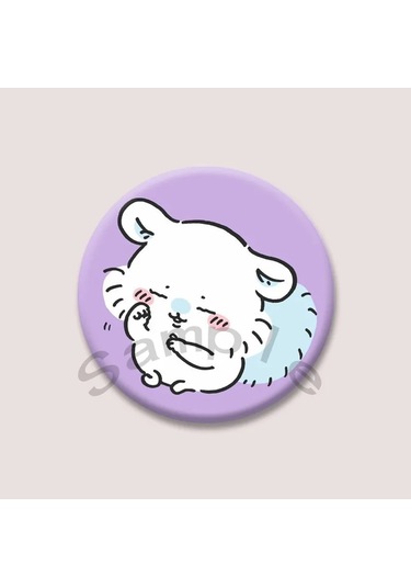 Sevimli Chiikawa Rozeti Karikatür Animasyon Periferik Yaka Iğneler Teneke Yuvarlak 44mm Style 12 44mm Çok Renkli