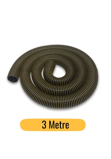 Sanayi Tipi Süpürge Hortumu 3 Metre, Oto Yıkama Süpürge Hortumu