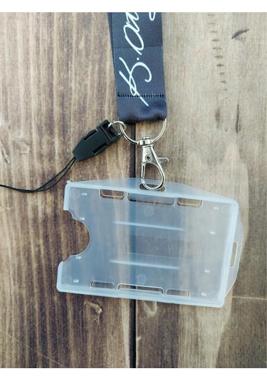 Kemal Atatürk İmza Kart Askısı Yaka Kartı Boyun Askı İpi Telefon Askısı Yatay Dikey Kart Koruyucu