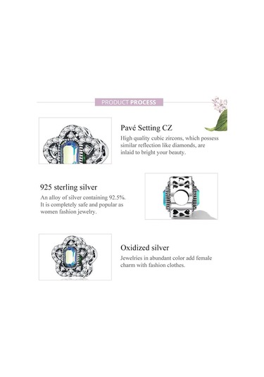 Bamoer 925 Ayar Gümüş Narin Çiçek Charm Kadınlar İçin Uygun Parlayan Taş Takılar Orijinal Bilezik Ve Bileklik Güzel Takı Hediye Gümüş