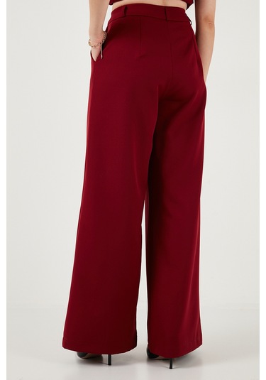 Lela Bayan Pantolon 6522016 Bordo Bordo