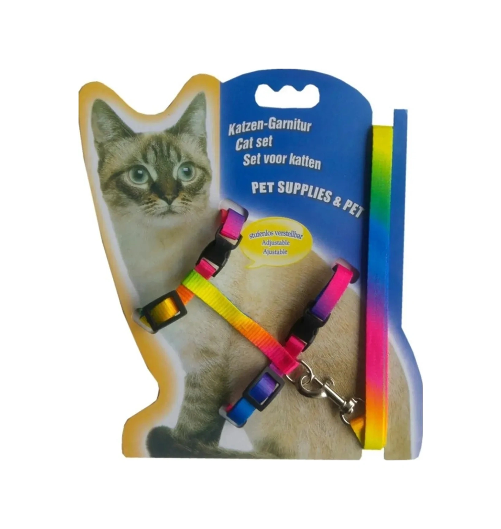 Bet's Multicolor Kedi Tasması