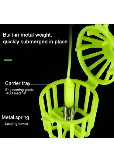 Çift Kancalar Iseama Patlayıcı Kanca Bighead Sazan Besleyici El Çubuğu Ve Atma Çubuğu, Boyut: 11, Boyut:11