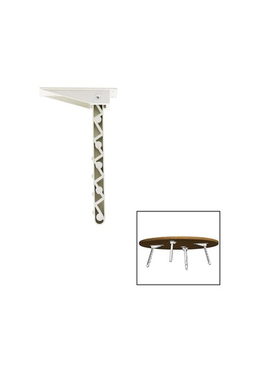 Sofra Ayak Komple Plastik 20cm Aç Kapa 5131 Düz