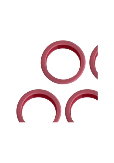 Homyl 8 Adet Bagaj Tekerlekleri Kapakları 2.09 '' Çap Pembe Pembe